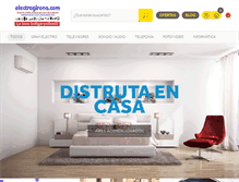 Tablet Screenshot of electrogirona.com